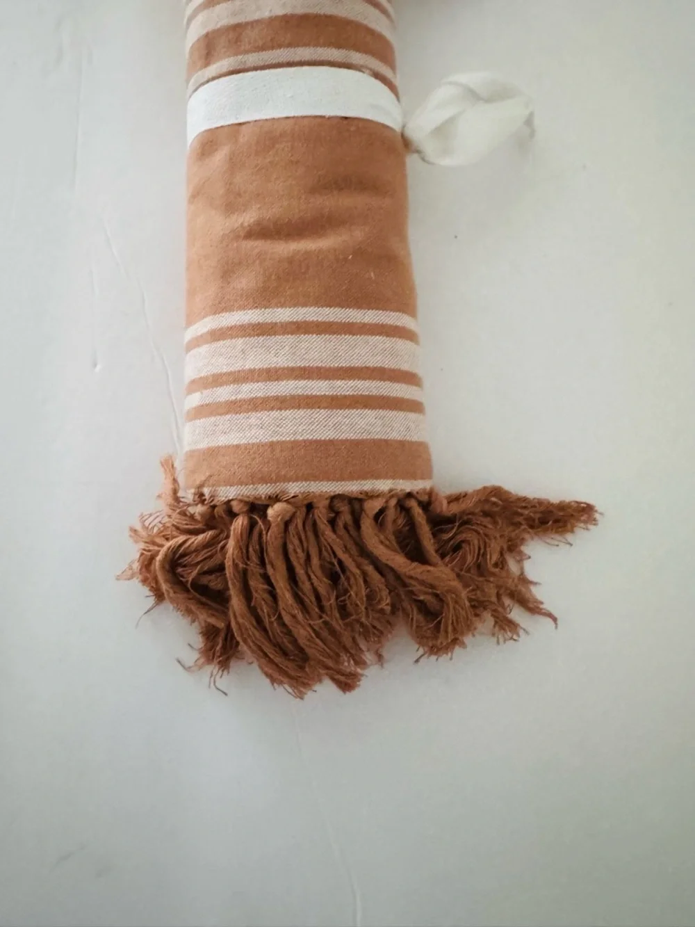 MAKE MARKET Brown Beige 100% Cotton 31”x71” Beach Towel